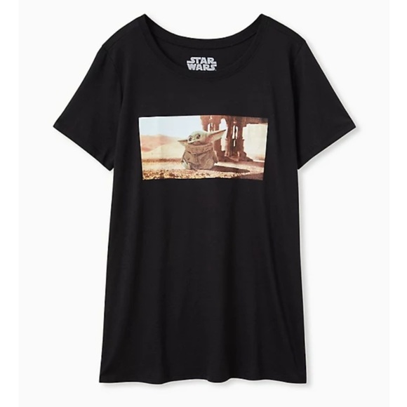 torrid Tops - NWT TORRID STAR WARS THE CHILD BLACK CREW TEE